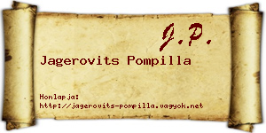 Jagerovits Pompilla névjegykártya